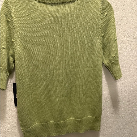 Nanette Lapore Green Pullover Popcorn Knit Sweater - NEW - Size Med - Picture 3 of 6